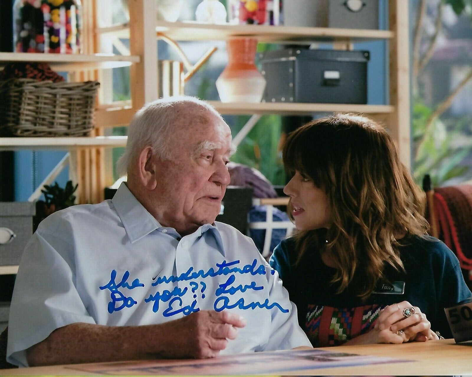 GFA Dead to Me - Abe * ED ASNER * Signed 8x10 Photo Poster painting E8 COA