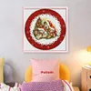 Christmas Tree Bear-18CT Stamped Cross Stitch 20*20cm tapestrymarket