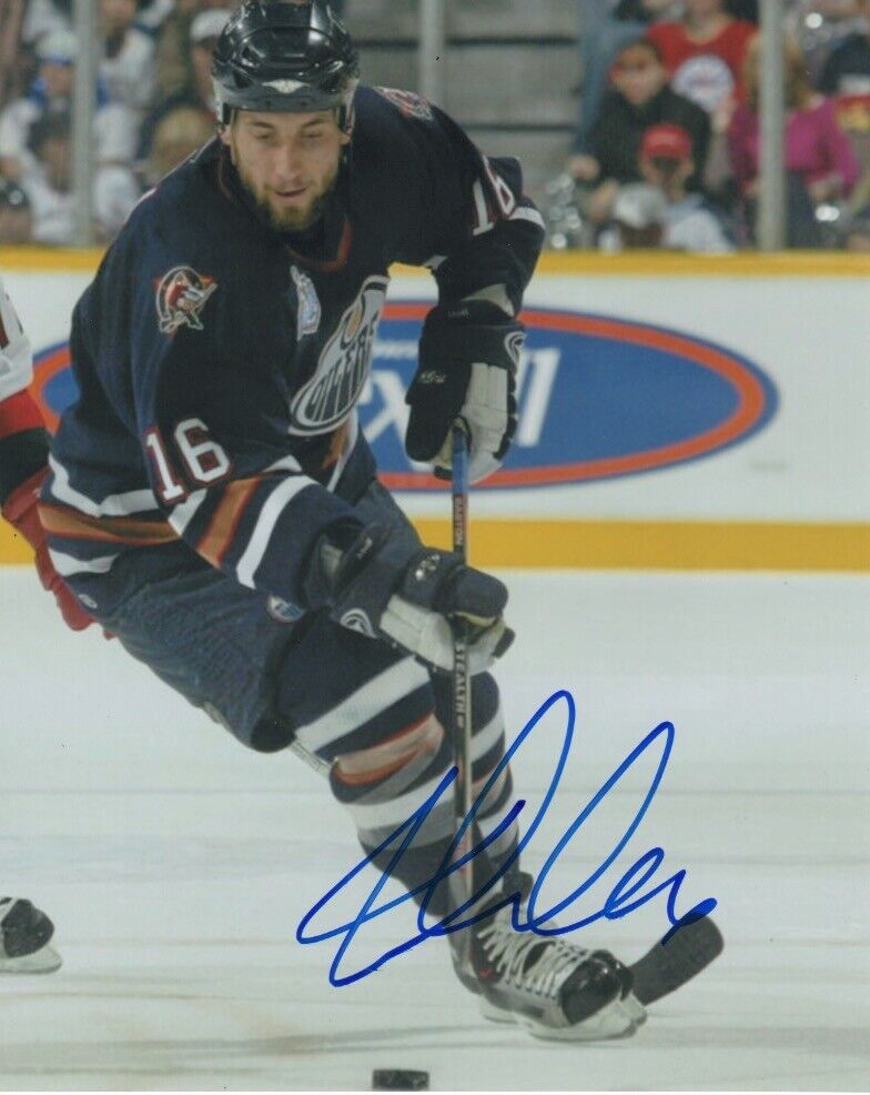 Edmonton Oilers Jarret Stoll Signed Autographed 8x10 NHL Photo Poster painting COA