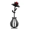 Gothic Floral Flower Model Set Eye-Catching Table Centerpiece Horror Skeleton Bouquet Building Set for Adults Kids Holiday Birthday Gift (Dahlia)