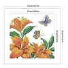 Flowering-Partial 9CT Stamped Cross Stitch Bead Embroidery 27*27cm
