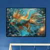 Diamond Painting-DIY Full Round Drill Gold Powder Betta Fish(40*50CM)