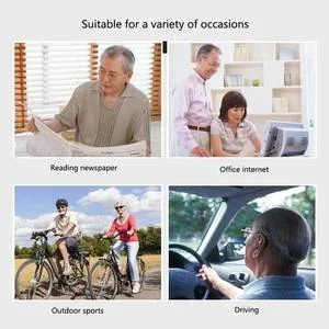 Memory Titanium Anti-blue Light Intelligent Zoom Far And Near Dual-use Reading Glasses