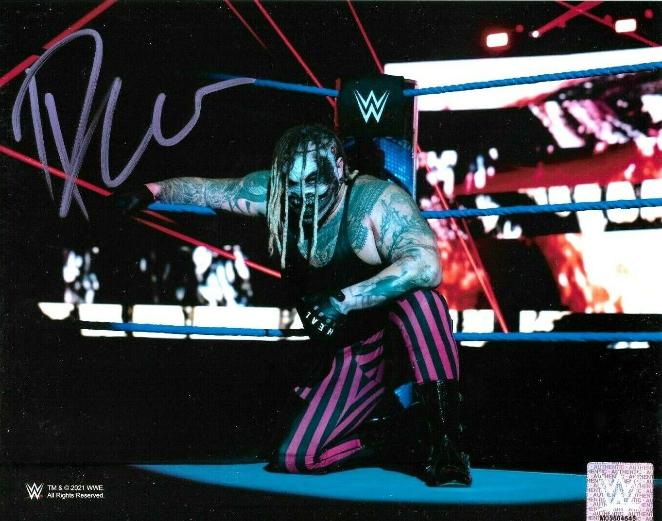 WWE BRAY WYATT THE FIEND HAND SIGNED AUTOGRAPHED OFFICIAL LICENSED 8X10 Photo Poster painting