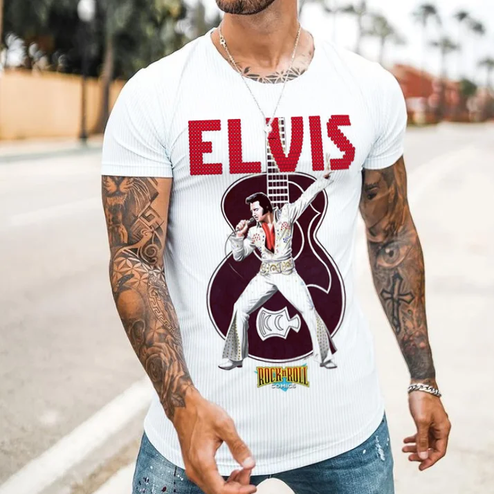 Fashion Trend Nostalgic Elvis T-shirt