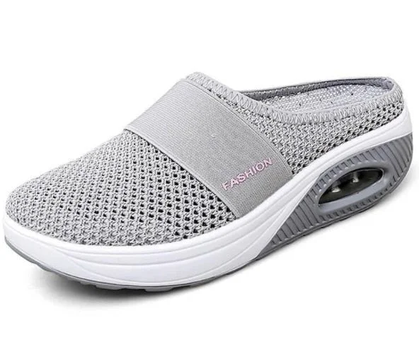 Women Slippers Sandals 2021 Summer Platform Beach Slippers Women Breathable Mesh Flat Shoes Women Flip Flops Zapatos Mujer
