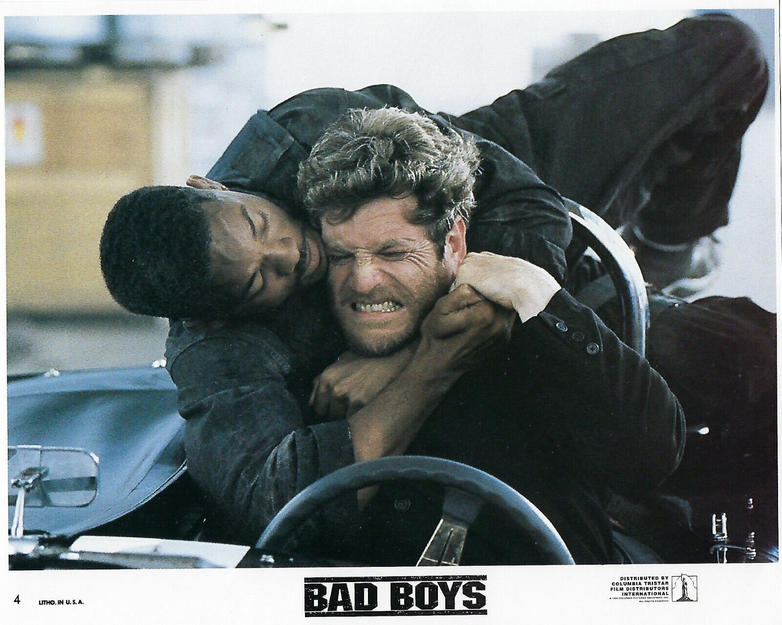 Bad Boys Original 8x10 Lobby Card Poster Photo Poster painting 1995 Smith Lawrence Leoni #4