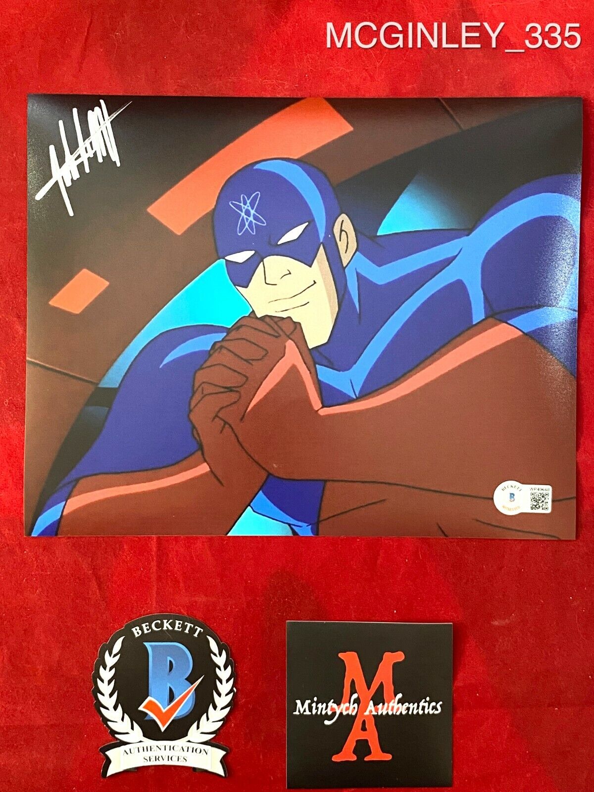 JOHN MCGINLEY AUTOGRAPHED SIGNED 8x10 Photo Poster painting! JUSTICE LEAGUE! BECKETT COA!