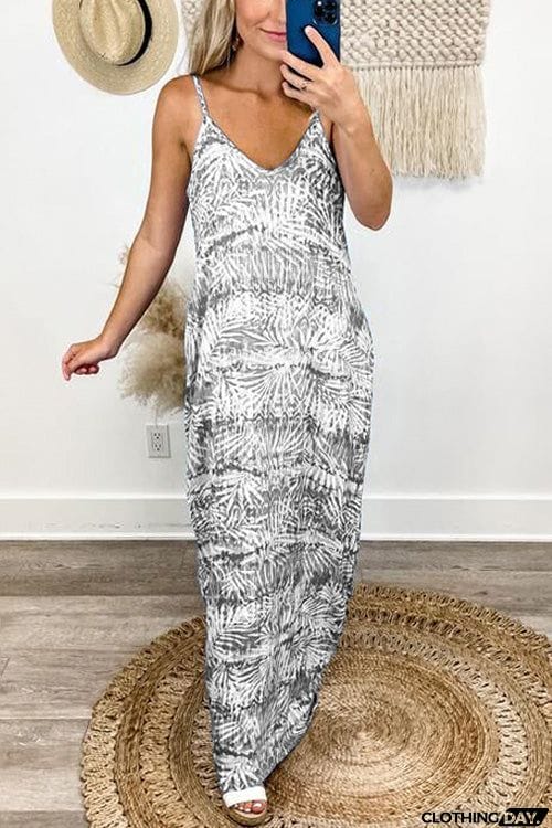 Fashion Chic Sling V Neck Dress