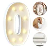 70cm LED Number Figure Light Easy To Assemble & Lightweight Large Lighted Number Warm Lighting & Radiant Atmosphere for Anniversary Graduation Decoration