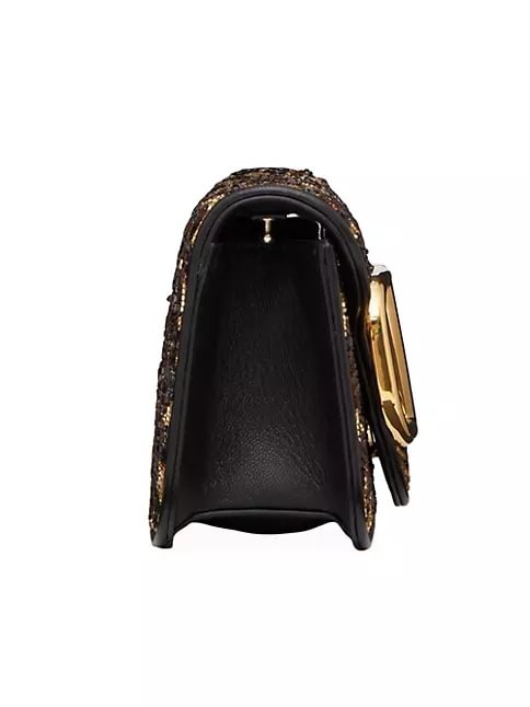 Valentino Garavani Small Locò Shoulder Bag With Animalier Embroidery