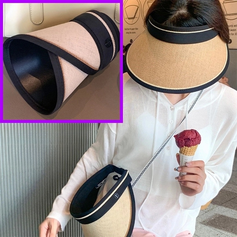 Women’s Casual Solid Color Curved Eaves Sun Hat