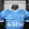 Joyfball 2025/2026 Player version Napoli Blue Football Jersey 1:1 Thai Quality（The player version jersey is a bit tight, please pay attention to the size selection）