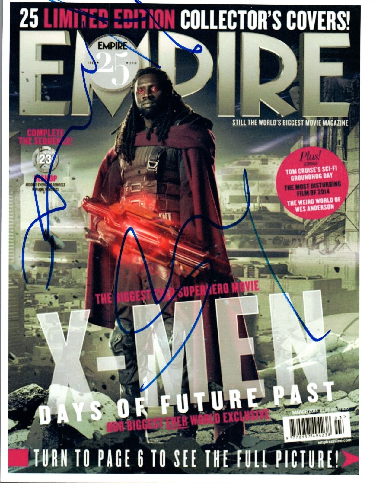 Omar Sy Signed Autographed 8x10 Photo Poster painting Bishop X-Men Days of Future Past COA VD