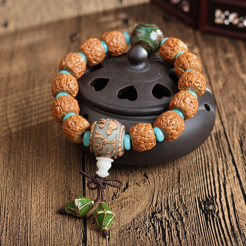 Natural Bodhi Seed Charm Enlightenment Bracelet