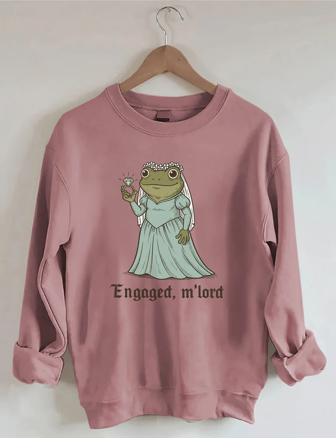 Funny Frog Engagement Sweatshirt