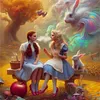 Dorothy Gale And Alice-11CT Stamped Cross Stitch 40*40cm tapestrymarket