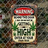 Warning - Vintage Metal Signs(12*16Inch) - Warning