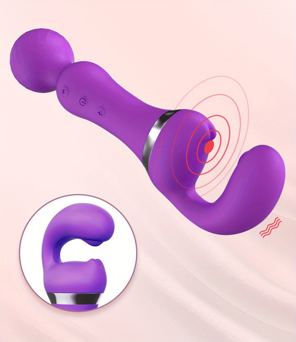 Double Head G Spot Vibrator with 10 Vibration Modes