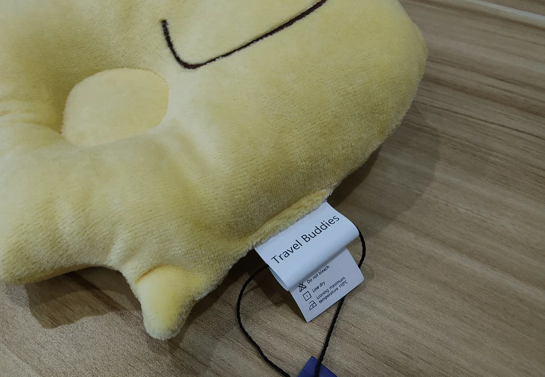 Travel Buddies Head Support Cushions for Babies, 3D Soft Cotton Cushion