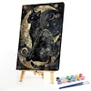 (US Only)Paint By Numbers Kit On Canvas DIY Oil Art Cat Picture Home Wall Decor40x60cm