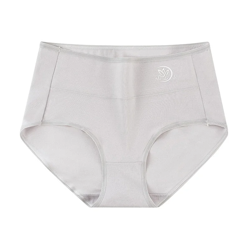 Women's Cotton Underwear Sexy Lace Panties Plue Size Women's Solid Color Briefs High Waist Seamless  Underpants Sexy Lingerie