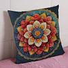 Mandala-11CT Stamped Cross Stitch Pillowcase 45*45cm