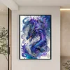 Purple Dragon-11CT Stamped Cross Stitch 50*70cm(Big Size)