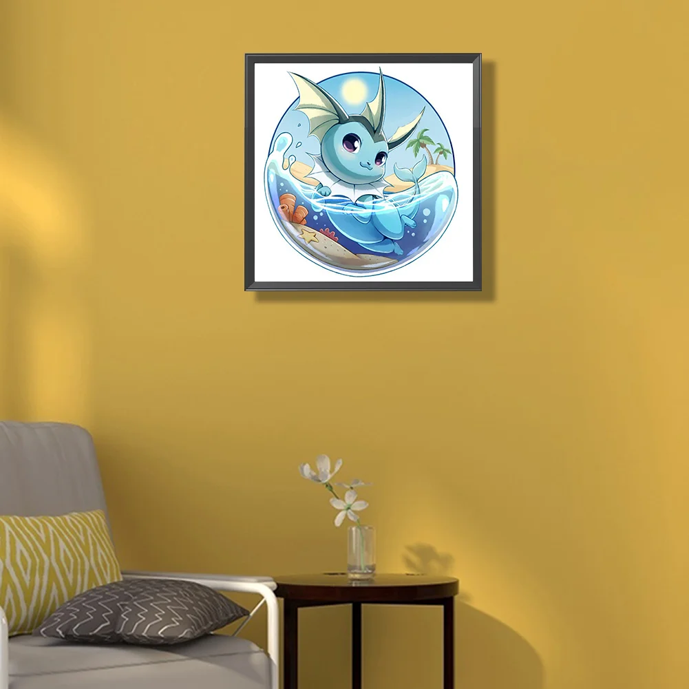 Partial AB Diamond Painting - Full Round Drill - Pokémon(Canvas|35*35cm)