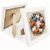 5D DIY Partial Special Shaped Drill Diamond Painting Halloween Wreath Art With Frame Kit 8x18cm