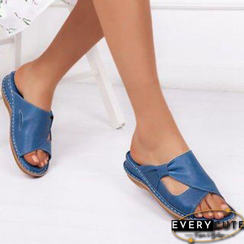 Hollow Breathable Women Summer Slipper