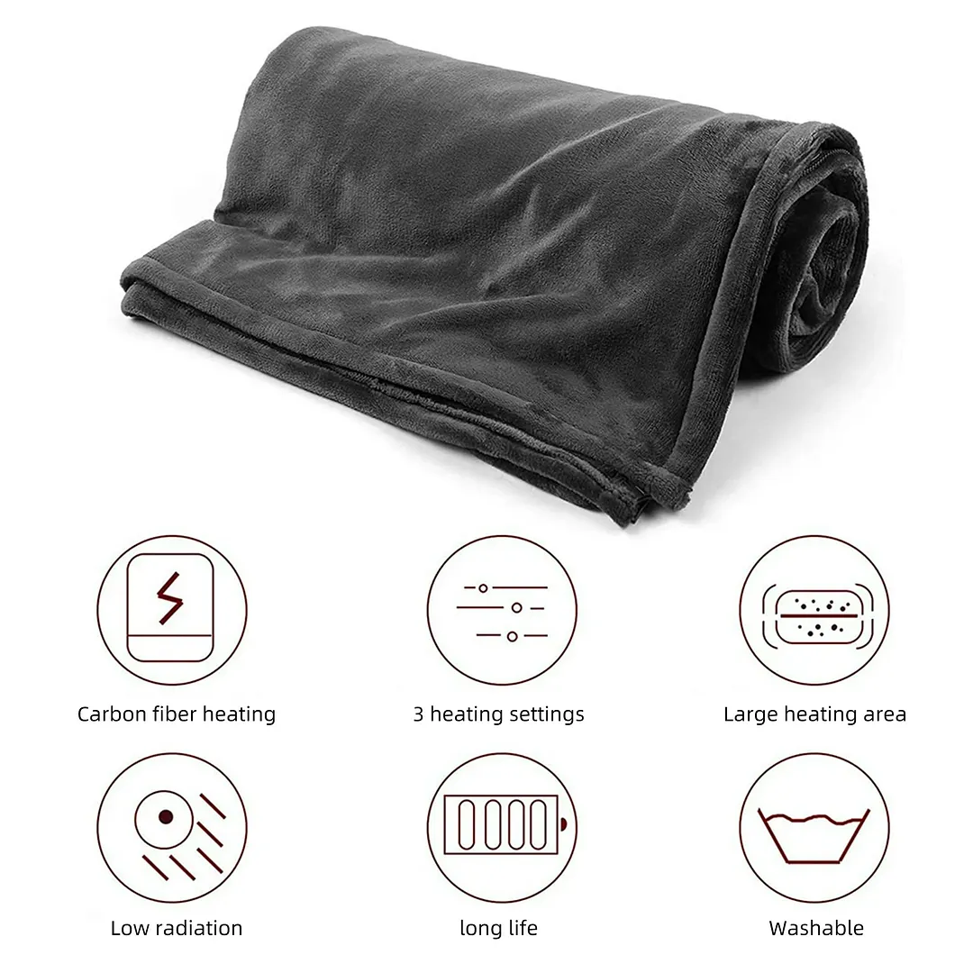 SnuggyWarm&trade; Heated Blanket Shawl