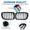 BILLDIO F25 Grille - Color Front Bumper Kidney Grill Compatible with X3 2011 2012 2013 F25 Double Slats Grill?2 PCS?