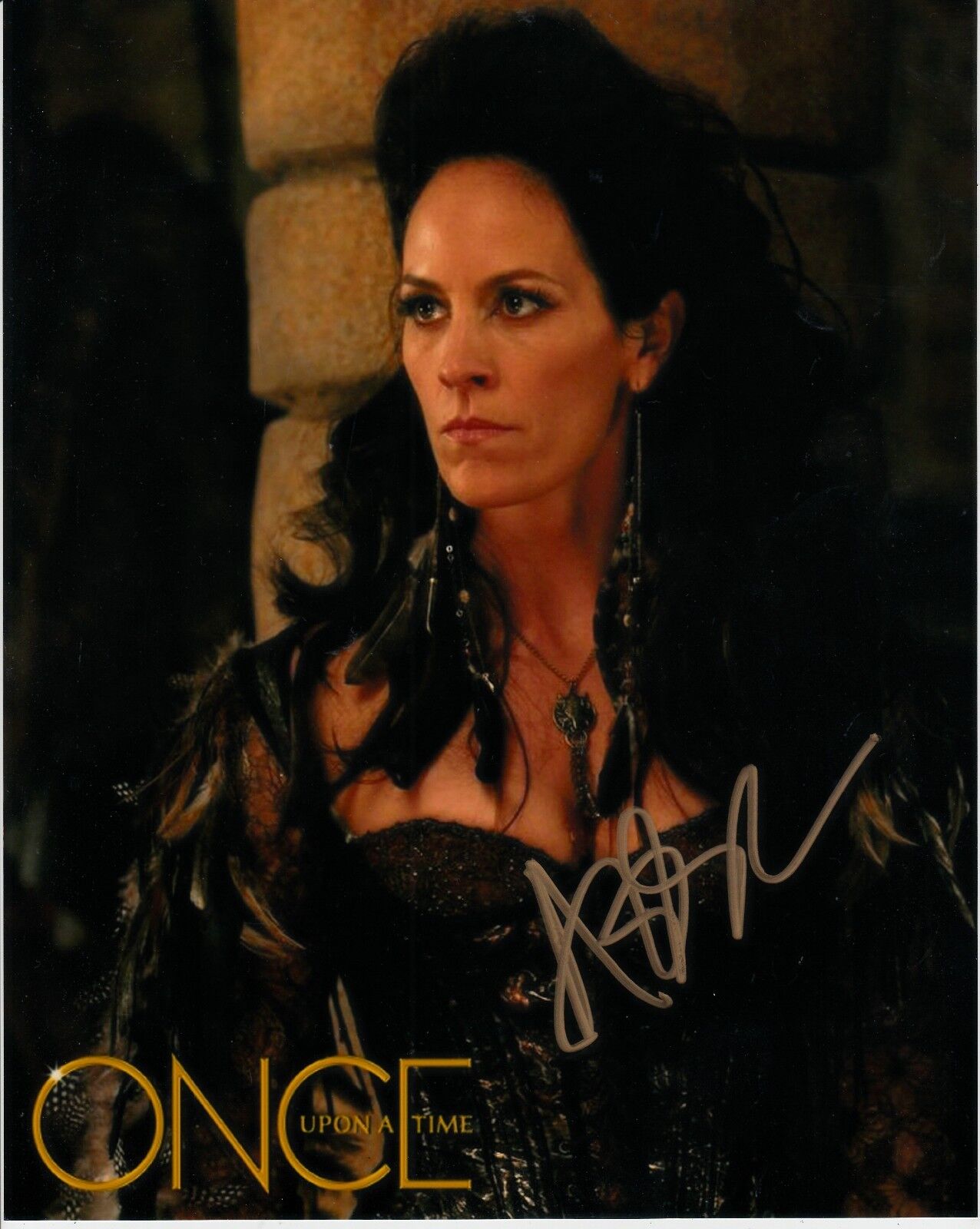 ANNABETH GISH SIGNED ONCE UPON A TIME Photo Poster painting UACC REG 242