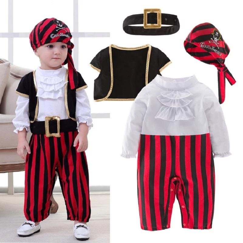Halloween Boys Captain Cosplay Costume