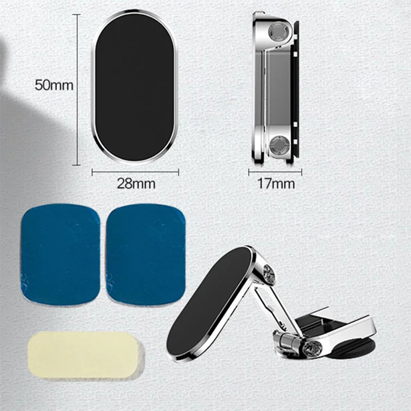 🔥Hot Sale 🔥2023 New Alloy Folding Magnetic Car Phone Holder