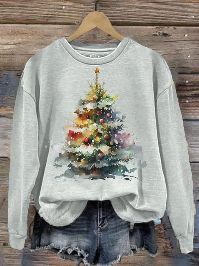 Women's Christmas Casual Printed Sweatshirt