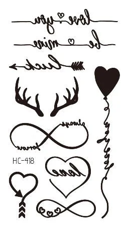 Waterproof Temporary Tattoo Stickers Chinese Character Win Every Exam Small Size Tatto Flash Tatoo Fake Tattoos for Man Women