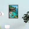 Diamond Painting-DIY Full Round Drill Beach House(40*60CM)