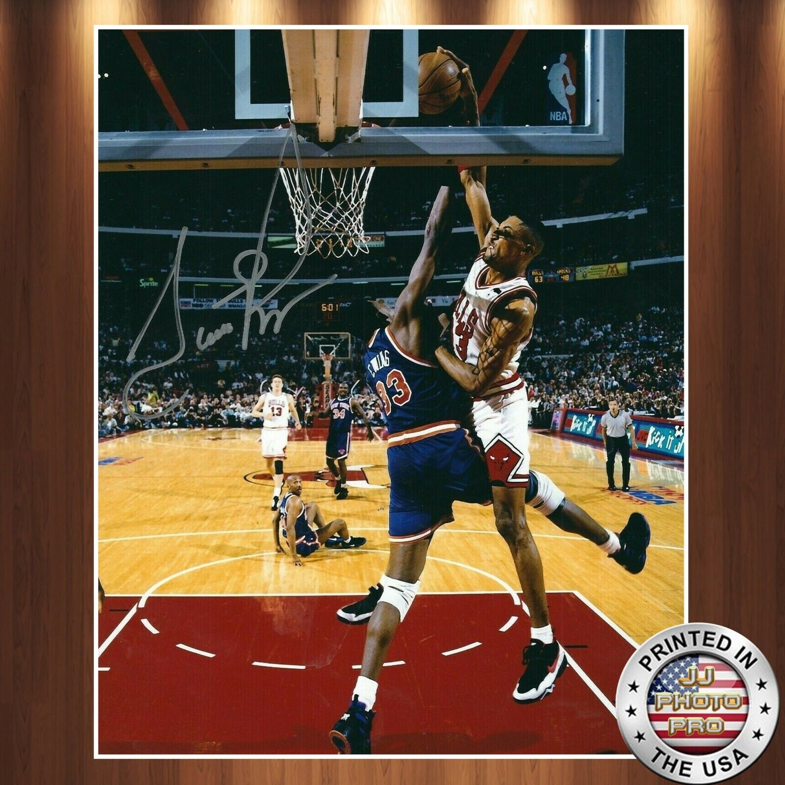 Scottie Pippen Autographed Signed 8x10 Photo Poster painting (Bulls HOF) REPRINT