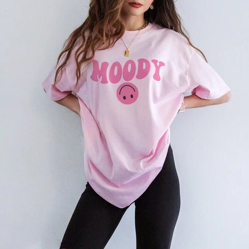 Moody Happy Face T-shirt
