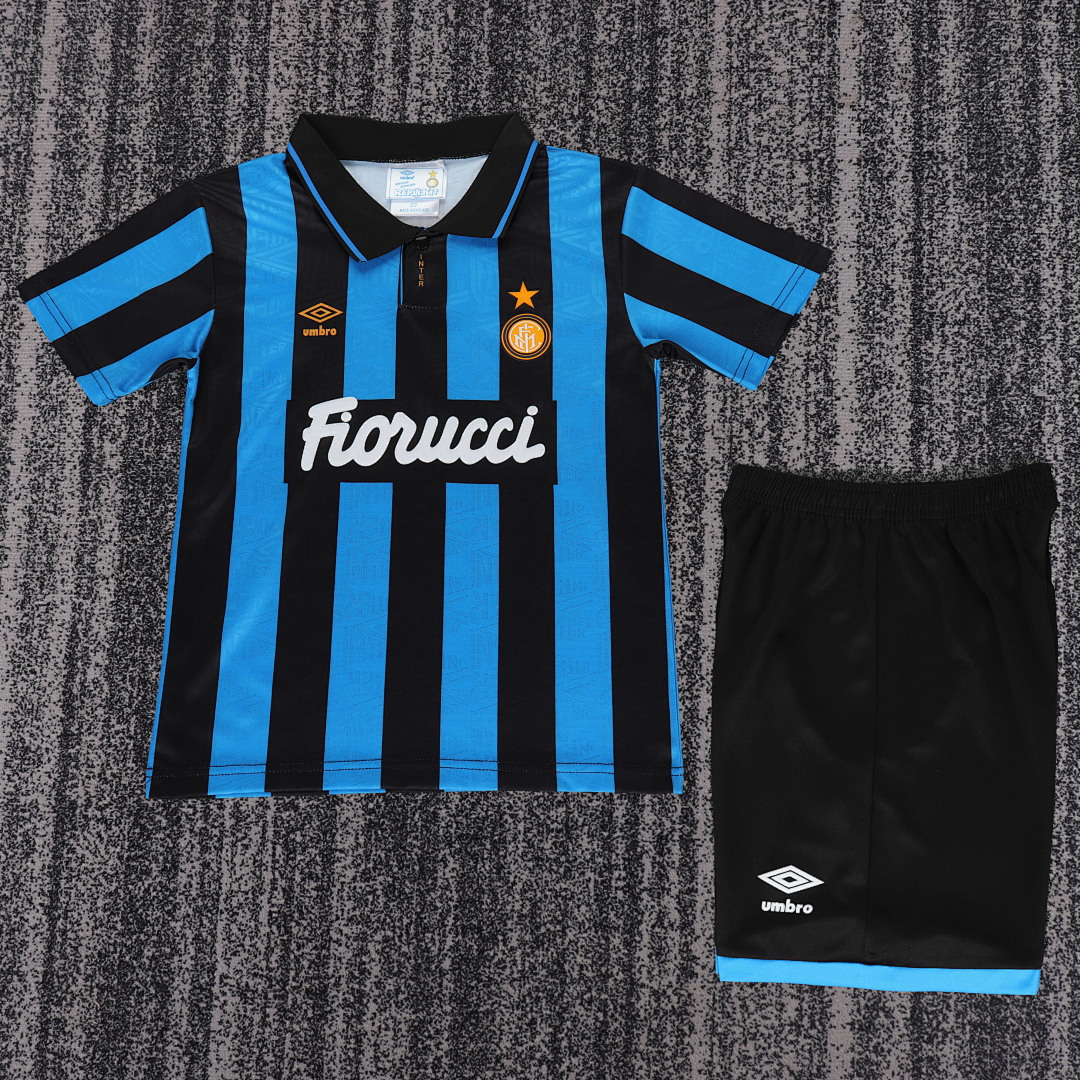 1992/1994 Retro Inter Milan Home Football Jersey 1:1 Thai Quality Kids Size joyfball