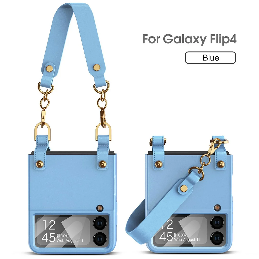 Applicable For Samsung Zflip3/4 Folding Fashion Women's Ultra-Thin Handbag Mobile Phone Case