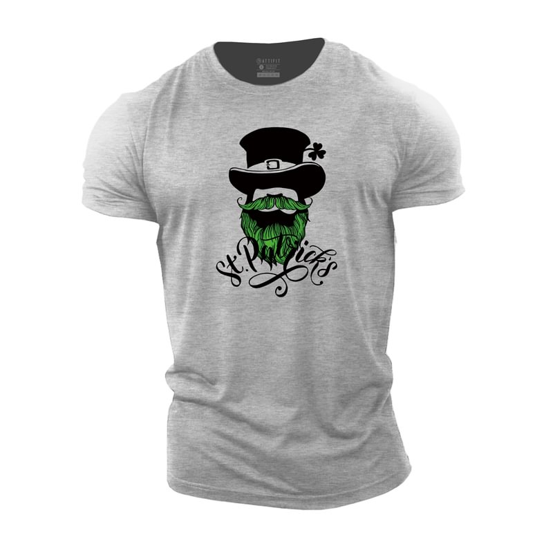 Cotton St. Patrick's Graphic Men's T-shirts tacday