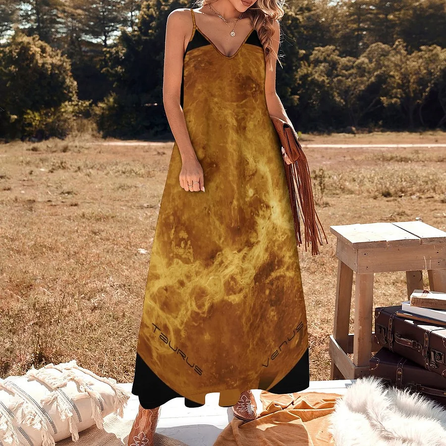 planet gold maxi dress Satin Bridesmaid Dress Prom Dress Brown XS Billie Rose Gold by Grace Loves Lace main image 1