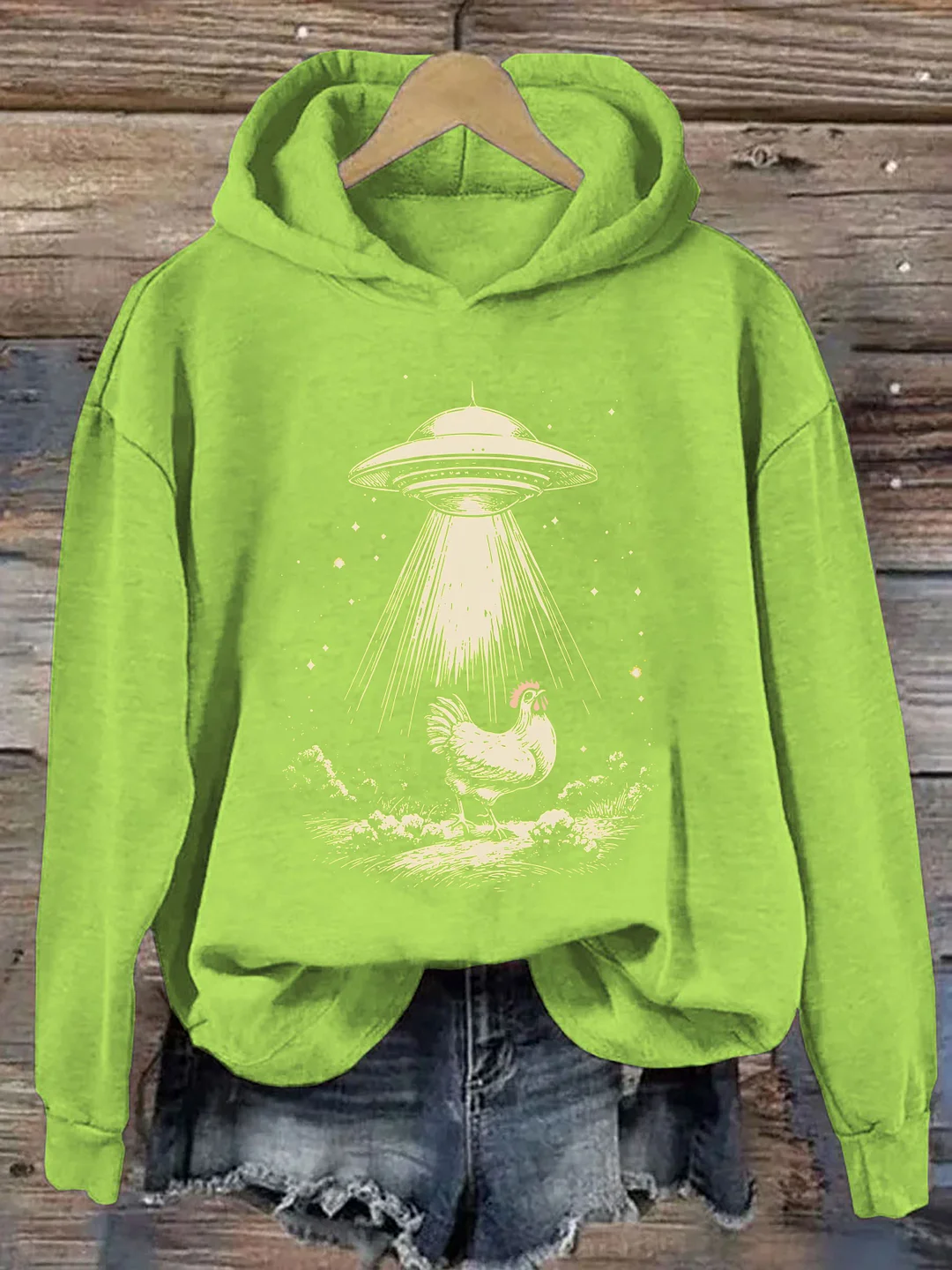 Chicken UFO Hoodie