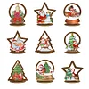 DIY Wooden Double Sided Drills Christmas Crystal Diamond Painting Ornament Special Shaped Kits