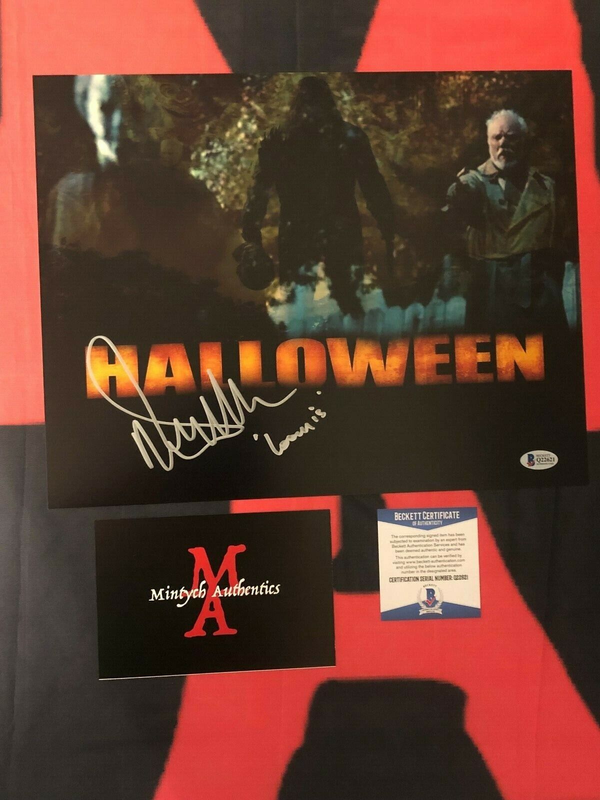 MALCOLM MCDOWELL ROB ZOMBIE HALLOWEEN AUTOGRAPHED SIGNED 11x14 Photo Poster painting! BECKETT!