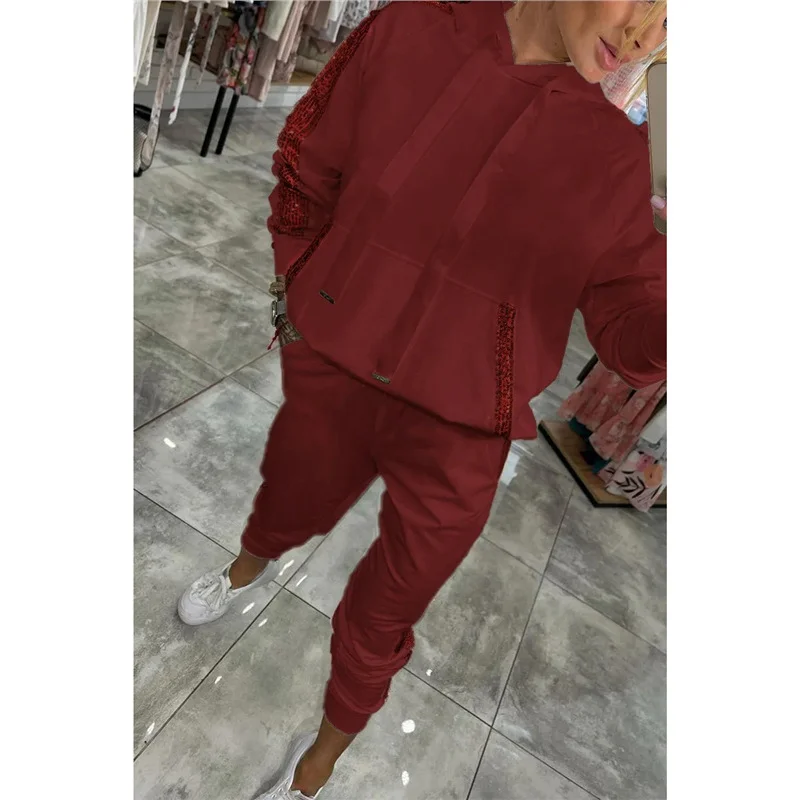 Athvotar Athvotar And Autumn 2025 Spring And Autumn Fashion Sleeker Pocket Sports Hoodie Kit