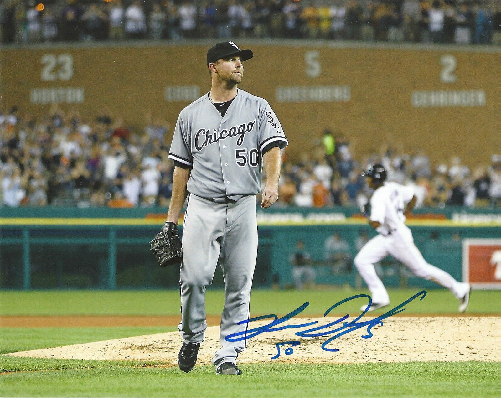 JOHN DANKS CHICAGO WHITE SOX SIGNED 8X10 Photo Poster painting 2